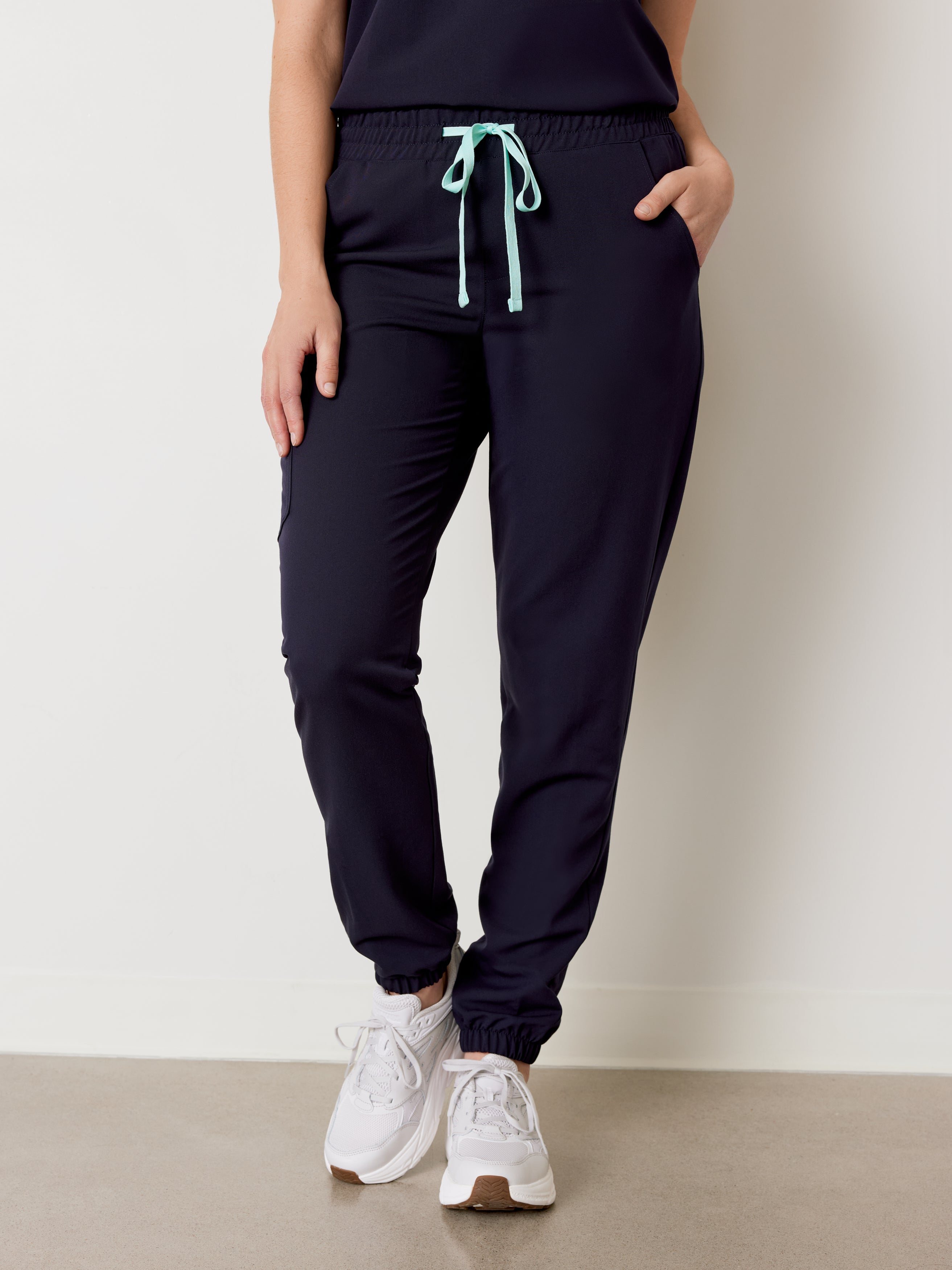 ROSIE RE-GARDE™ - NAVY - Jogger Scrub Pants - SILVADUR™