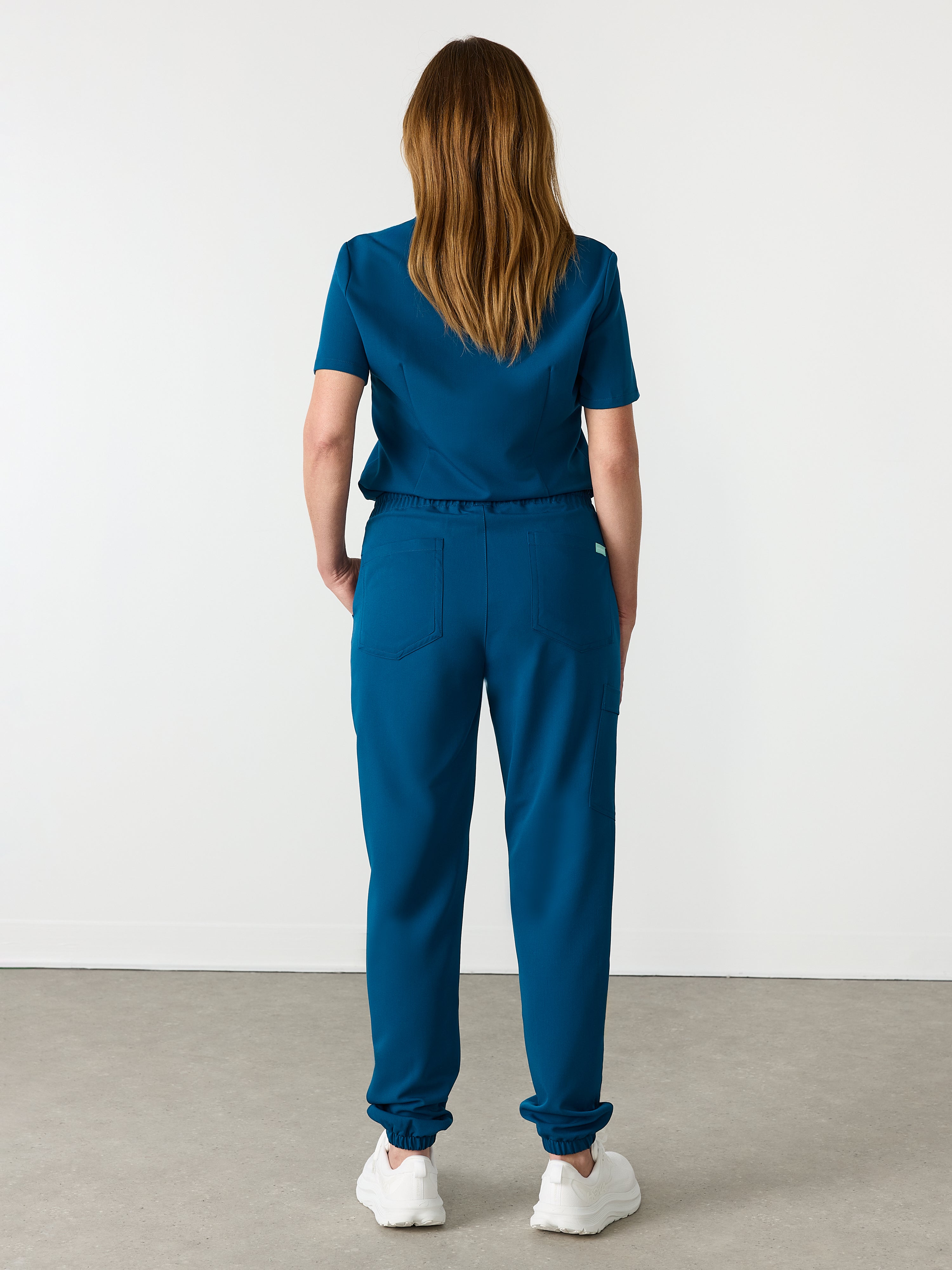 ROSIE RE-GARDE™ - OPAL BLUE - Jogger Scrub Pants - SILVADUR™