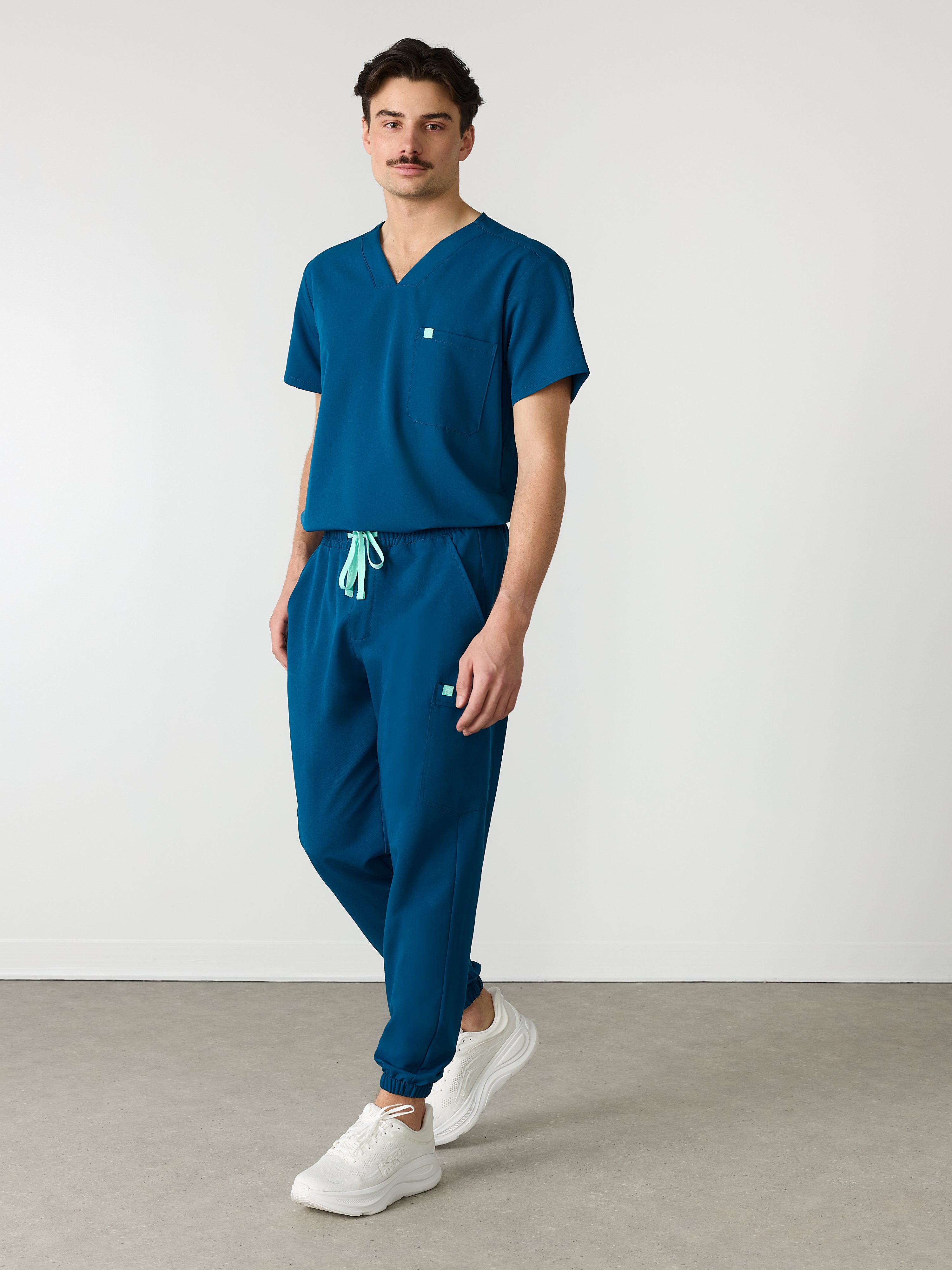 WILLIAM RE-GARDE™ - OPAL BLUE - Men's Jogger Pants - SILVADUR™