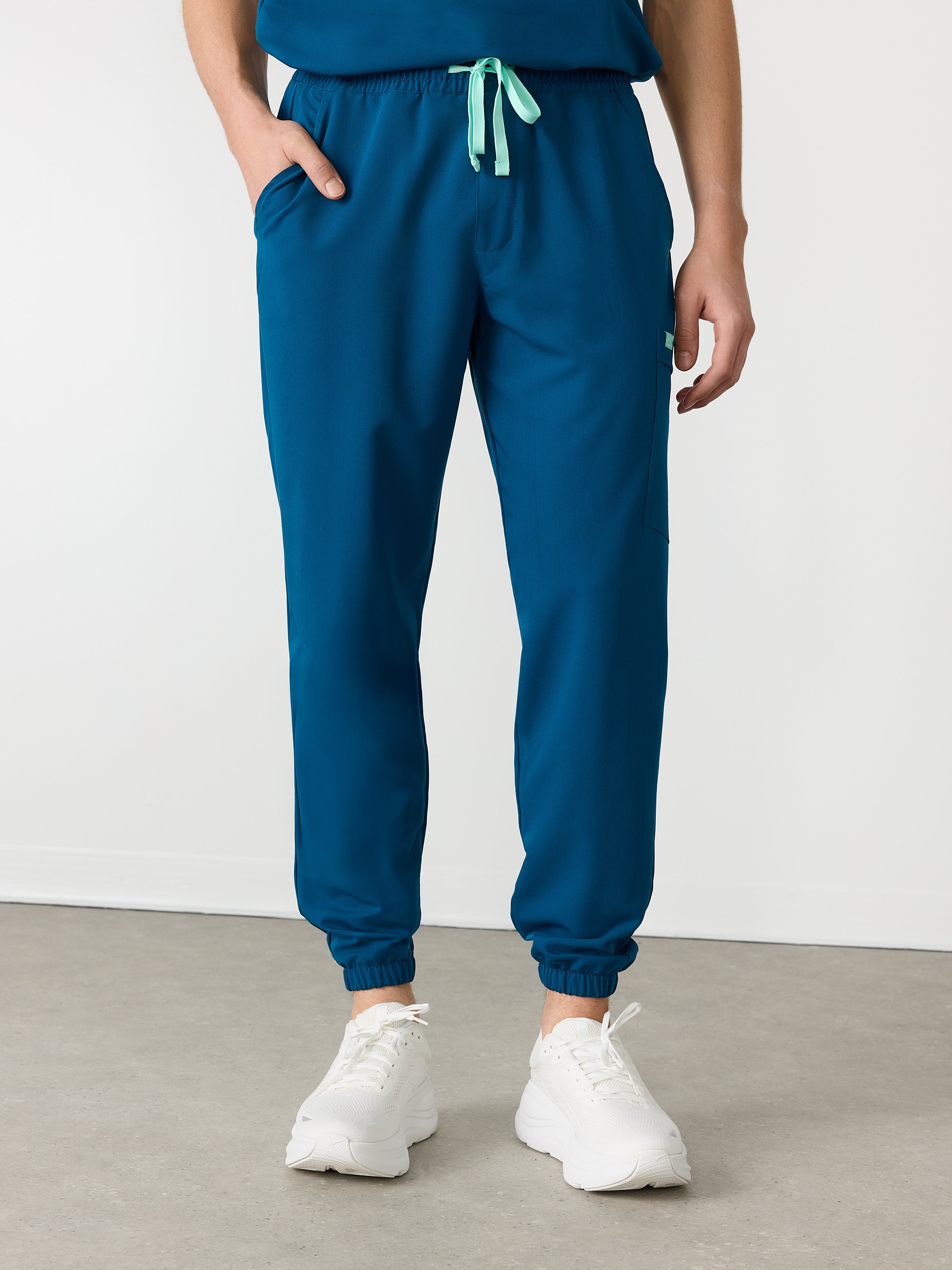 WILLIAM RE-GARDE™ - OPAL BLUE - Men's Jogger Pants - SILVADUR™