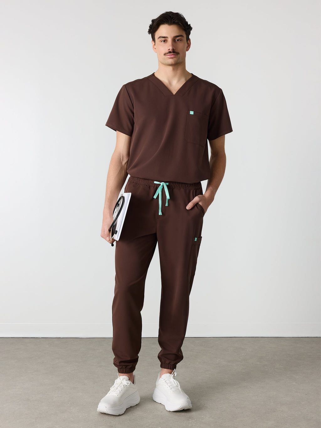 WILLIAM RE-GARDE™ - CHOCOLATE - Men's Jogger Pants - SILVADUR™