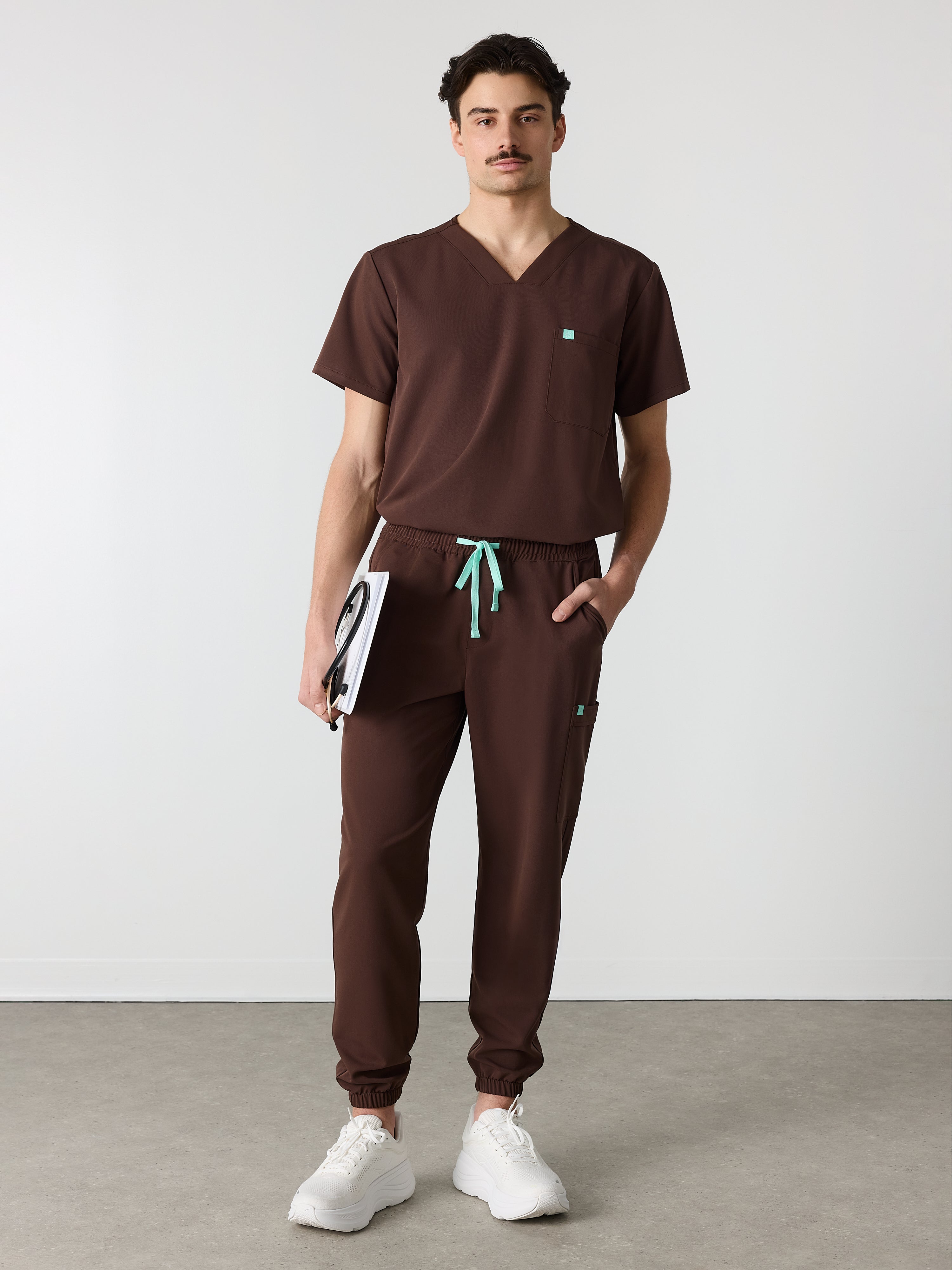 WILLIAM RE-GARDE™ - CHOCOLATE - Men's Jogger Pants - SILVADUR™